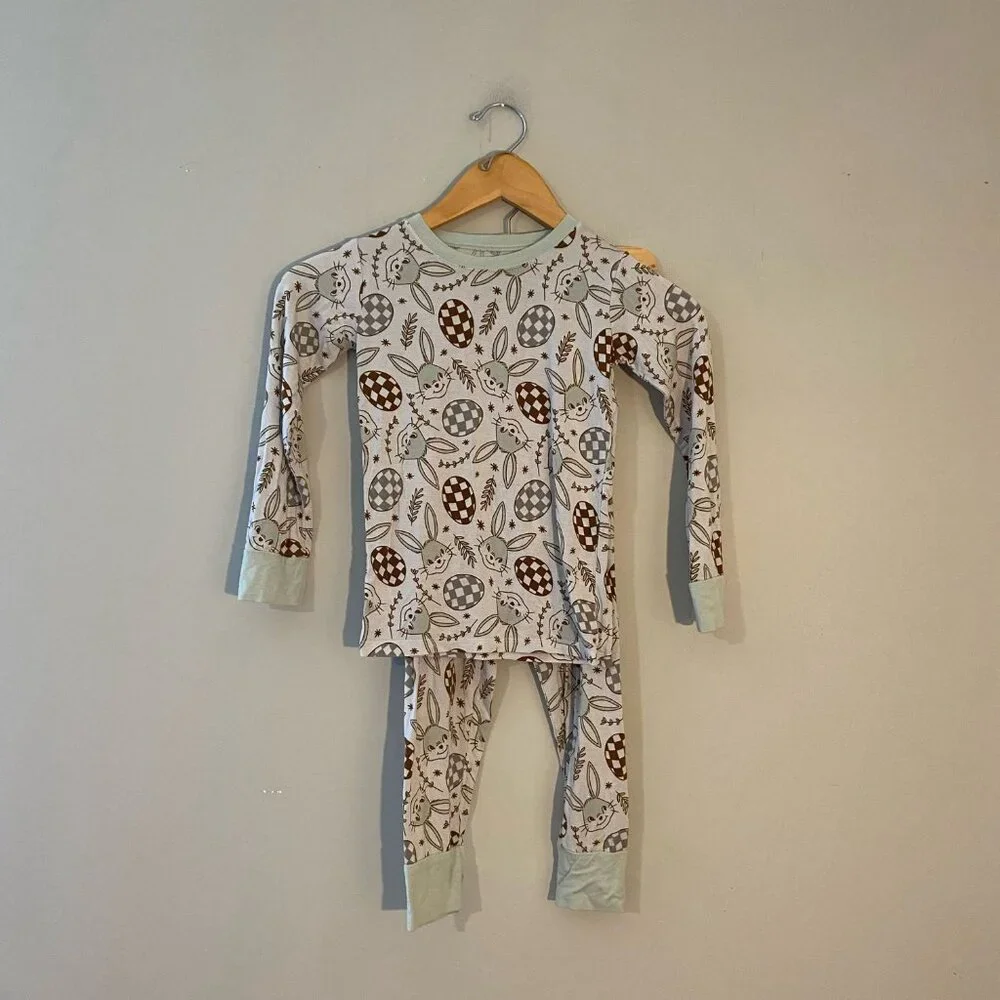 $27 ADD ON In‎ my Jammers set pajamas bamboo easter Little Sleepies kyte baby
